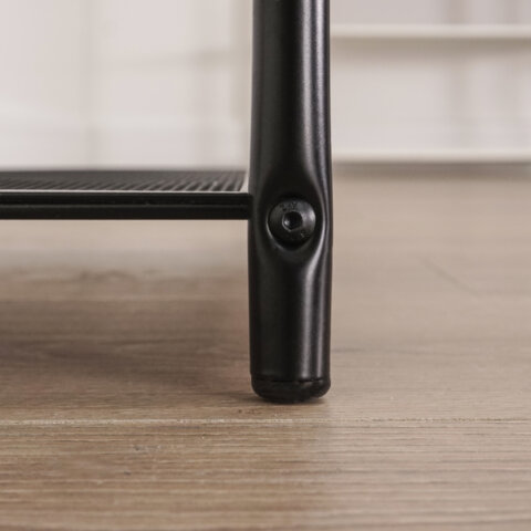 Полка для обуви "Женева-23", 645х270х600 мм, 3 полки, металл, чёрная, ПДО Ж23 Ч