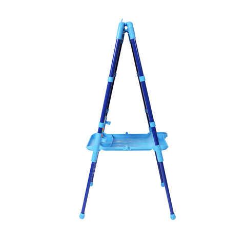 Мольберт растущий для мела/магнитно-маркерный, 53х46 см, BRAUBERG "NIKA KIDS", синий, 238049