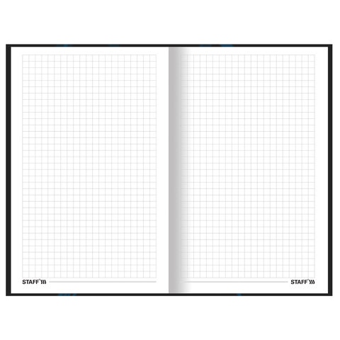 Блокнот А5 (134х206 мм), 80 л., твёрдый, клетка, STAFF, "Lion", 114412