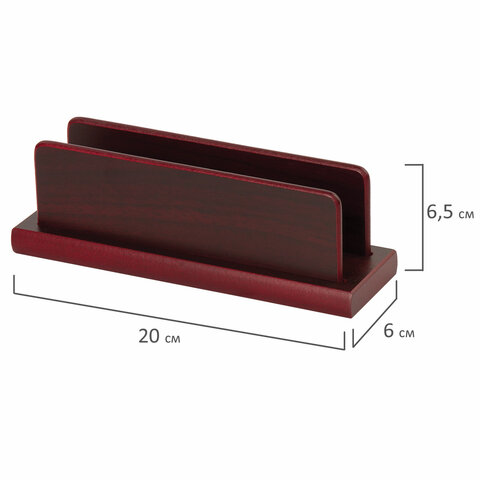 Набор подарочный настольный BESTAR "Platon" из дерева, 11 предметов, цвет "красное дерево", 236373