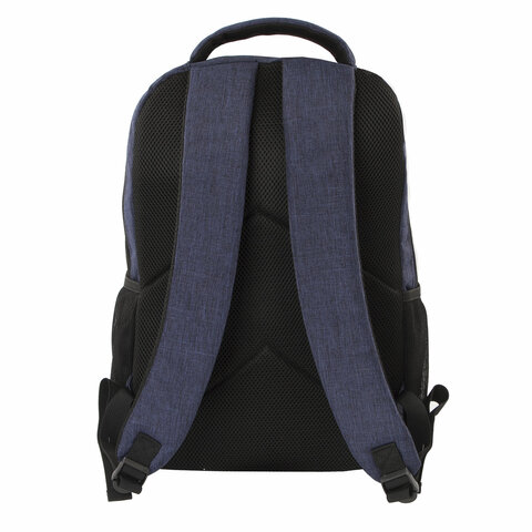 Рюкзак BRAUBERG URBAN универсальный, с отделением для ноутбука, "Dallas", темно-синий, 45х29х15 см, 228866