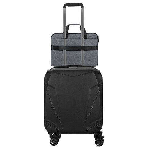 Сумка портфель HEIKKI ULTRA (ХЕЙКИ) с отд. для ноутбука 15,6", Dusky, темно-серая, 28х39х3 см, 272608