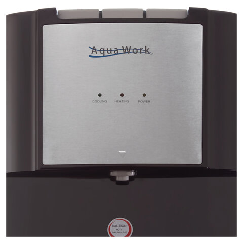 Кулер для воды AQUA WORK QRB-84В, напольный, НАГРЕВ/ОХЛАЖДЕНИЕ КОМПРЕССОР, холодильник, черный, 33353