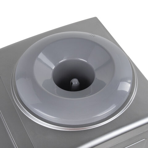 Кулер для воды SONNEN TSE-02GP, настольный, НАГРЕВ/ОХЛАЖДЕНИЕ ЭЛЕКТРОННОЕ, 2 крана, серебристый, 455745