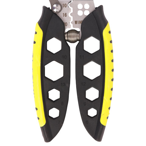 Плоскогубцы многофункциональные 25 в 1, 185 мм, нержавеющая сталь AISI420, ГРАНДМАСТЕР, PL-185, 671262