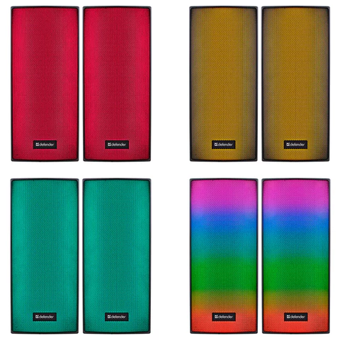 Колонки компьютерные DEFENDER SPITFIRE 2.0, 6 Вт, Bluetooth, питание от USB, 65047