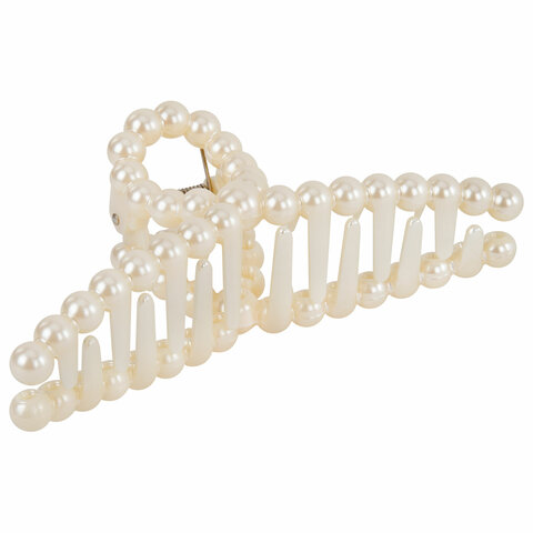 Краб для волос 13 см, жемчужный, MONTE VITA (МОНТЕ ВИТА), 457020