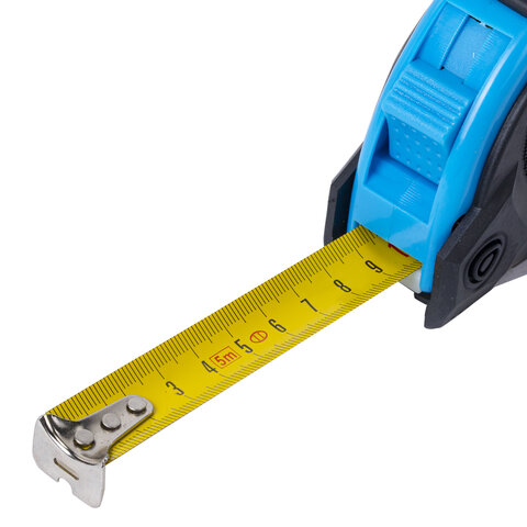 Рулетка измерительная 5 м х 19 мм, обрезиненный корпус, 3 фиксатора, RABBITEX (РАББИТЕКС) Special, 671354