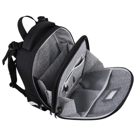 Ранец BRAUBERG SHINY, 2 отделения, с брелоком, "Husky", СВЕТЯЩИЙСЯ РИСУНОК, 38х28х14 см, 271383