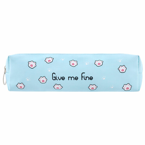 Пенал мягкий ПИФАГОР, 1 отделение, ПВХ, ассорти "Pawesome", 20х6х4 см, 273822