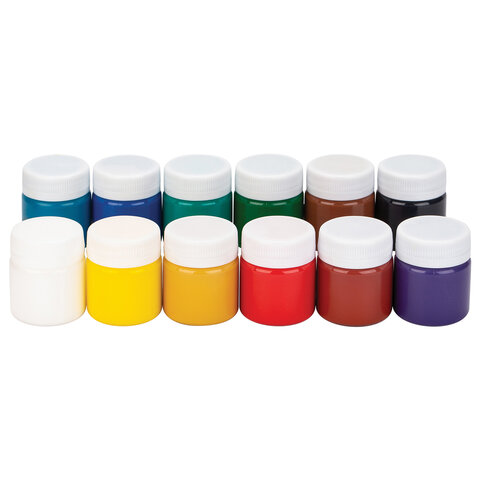 Гуашь художественная "Сонет", 12 цветов по 40 мл, Невская Палитра, 3641064