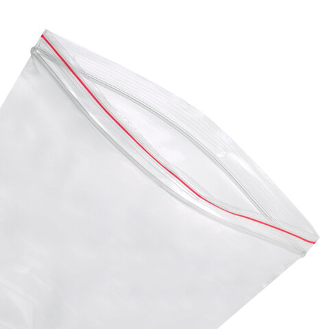 Пакеты ZIP LOCK "зиплок" ПРОЧНЫЕ, комплект 100 шт., 150х200 мм, ПВД, 60 мкм, BRAUBERG EXTRA, 608172
