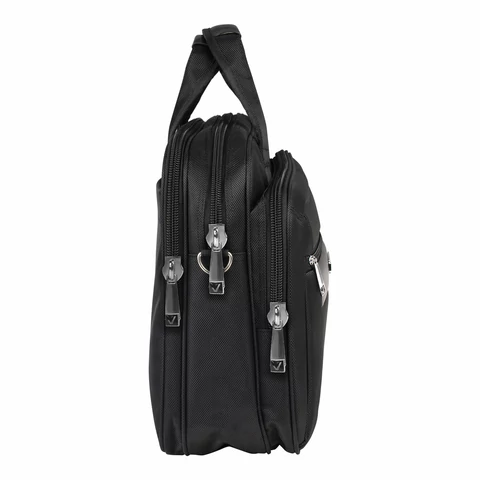 Сумка портфель BRAUBERG CONTROL с отделением для ноутбука 15-16", 2 отделения, черная, 31х41х15 см, 240508