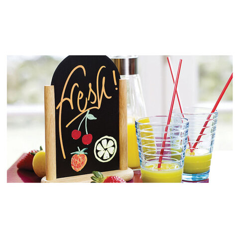 Маркер меловой EDDING "4090", 4-15 мм, БЕЛЫЙ, влагостираемый, для гладких поверхностей, E-4090/49