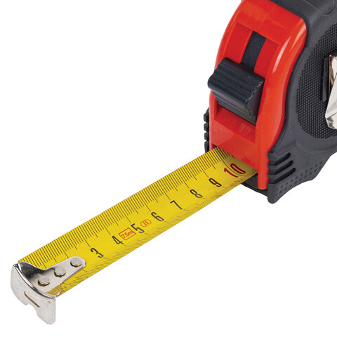 Рулетка измерительная 7,5 м х 25 мм, обрезиненный корпус, 3 фиксатора, RABBITEX (РАББИТЕКС) Professional, 671358