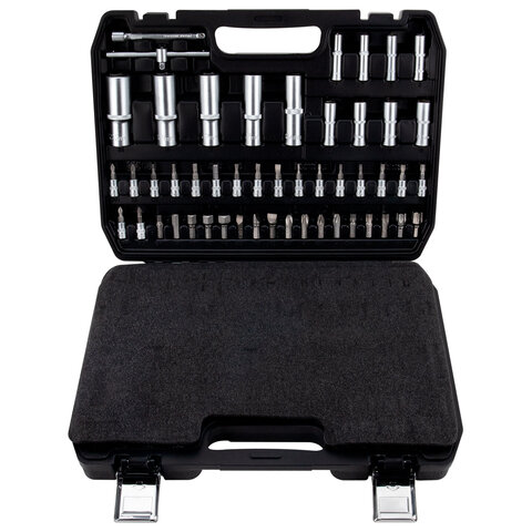 Набор инструментов для автомобиля, 108 предметов, пластиковый кейс, RABBITEX (РАББИТЕКС), 671339