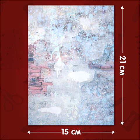 Бумага для скрапбукинга 15х21 см "Текстуры", двусторонняя,12 листов, 240 г/м2, ОСТРОВ СОКРОВИЩ, 665443