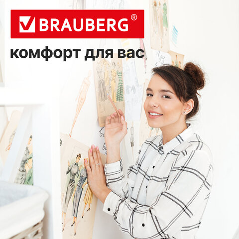 Клеевые кружки двусторонние, диаметр 22 мм, акриловая основа, 36 шт., BRAUBERG, 608776