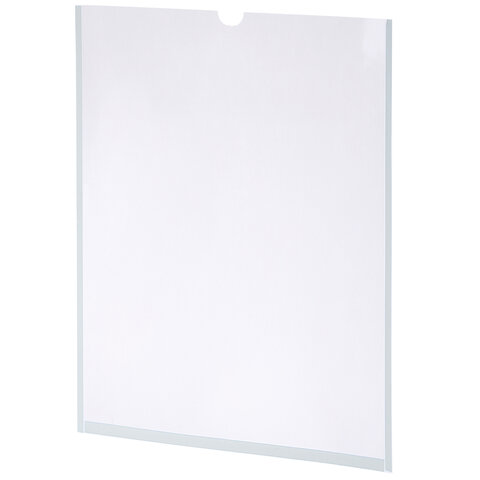 Карманы информационные самоклеящиеся, А4, вертикальные, КОМПЛЕКТ 10 шт., ПЭТ, 0,3 мм, STAFF, 291280