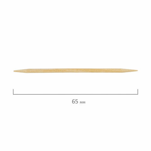 Зубочистки бамбуковые 200 штук в диспенсере, WELDAY (ВЭЛДЭЙ), 607567