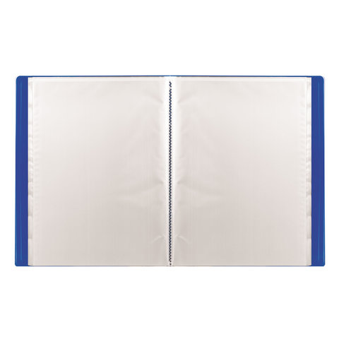 Папка 20 вкладышей STAFF, синяя, 0,5 мм, 225692