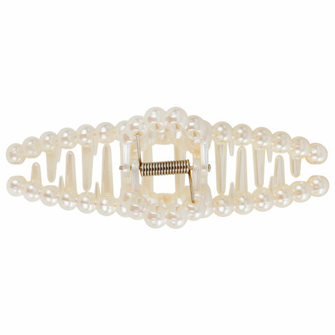 Краб для волос 13 см, жемчужный, MONTE VITA (МОНТЕ ВИТА), 457020