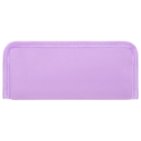 Пенал ЮНЛАНДИЯ ЮНИОР, 2 отделения, полиэстер, "Purple clouds", 21х8х6 см, 273810