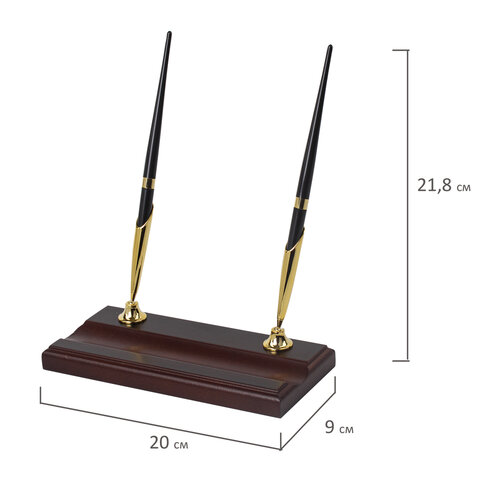 Набор подарочный настольный BESTAR "Ares" из дерева, 7 предметов, цвет "орех", 236356