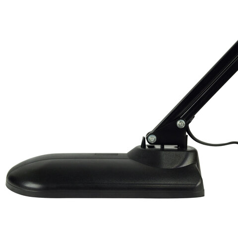 Настольная лампа светильник Дельта + на подставке, ЛЮМИНЕСЦЕНТНАЯ, цоколь 2G7, 11 Вт, чёрный