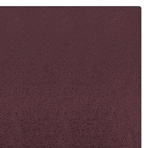 Папка адресная бумвинил без надписи, формат А4, бордовая, индивидуальная упаковка, STAFF "Basic", 129634