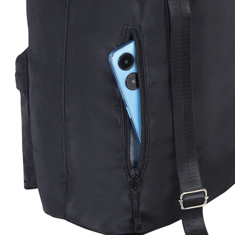 Рюкзак спортивный мешок HEIKKI CASUAL (ХЕЙКИ) с дополнительным карманом, 44х34 см, "Strips", 273458