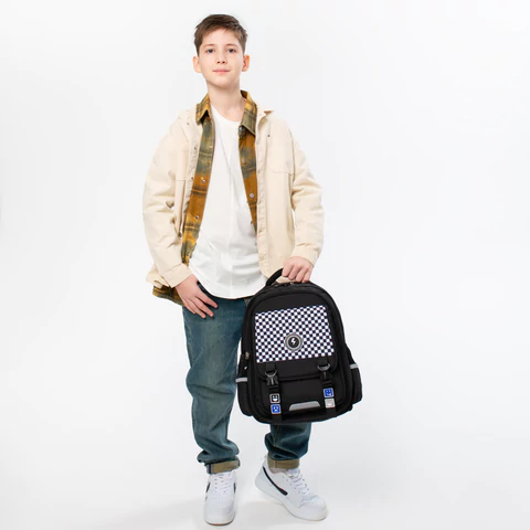 Рюкзак BRAUBERG SNAP, 2 отделения, 3 кармана, "Stylish checks", 39х28х16 см, 273130