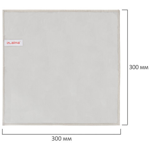 Салфетка из ИСКУССТВЕННОЙ ЗАМШИ, КОМПЛЕКТ 2 шт., 30х30 см, АВТО/ДОМ, "CHAMOIS" для полировки, стекла, оптики, очков, 200 г/м2, LAIMA, 607788