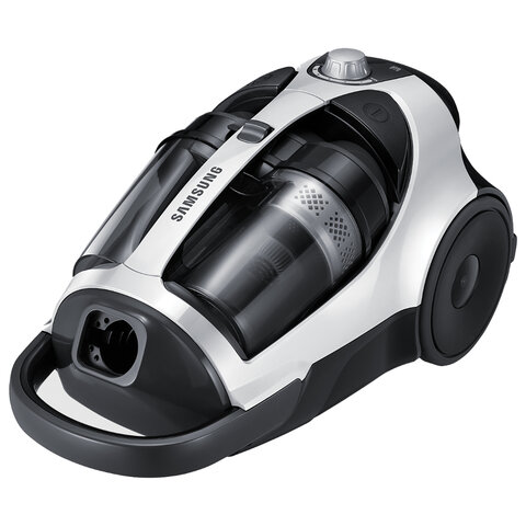 Пылесос SAMSUNG VCC8835V37/XEV, с контейнером "циклон", 2200 Вт, мощность всасывания 430 Вт, белый