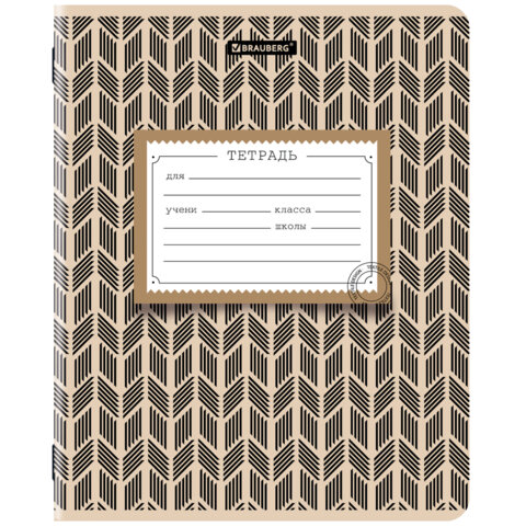 Тетрадь 12 л. BRAUBERG линия, обложка картон, TEXTURE, 107279