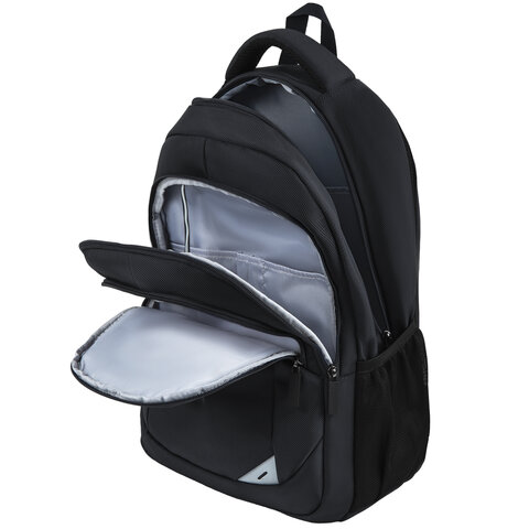 Рюкзак BRAUBERG URBAN универсальный, 2 отделения, "Freedom", черный, 46х32х19 см, 270756