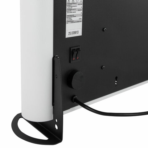 Обогреватель-конвектор SONNEN ONYX-1000.1, 1000 Вт, Х-образный нагревательный элемент, белый, сделано в России, 457629