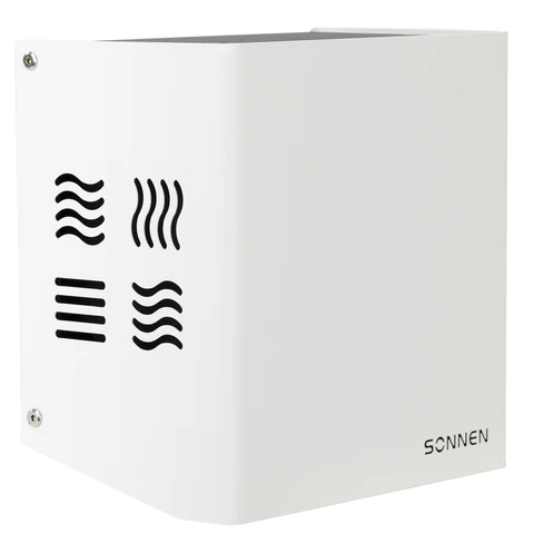 Сушилка для рук SONNEN HDR-1200W, 1200 Вт, производство РОССИЯ, антивандальная, сталь, белая, 701870