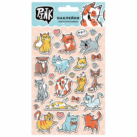 Наклейки объемные АССОРТИ, 11х20 см, PY