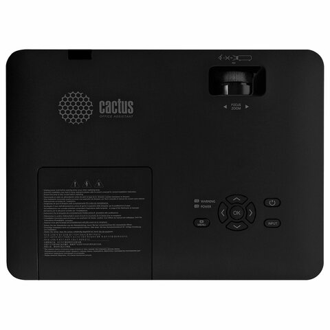 Проектор CACTUS CS-S1.B, 3LCD, 1024x768, 16:9, 4:3, 34000 лм, 15000:1, 3,06 кг