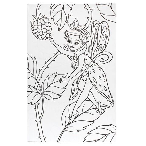 Раскраска "МАКСИ-РАСКРАСКА", АССОРТИ, 340х485 мм, 20 стр., внутренний блок 100 г/м2, ПП