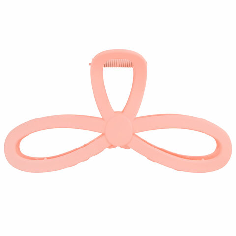 Краб для волос 12,5 см, soft-touch, розовый, MONTE VITA (МОНТЕ ВИТА), 457011