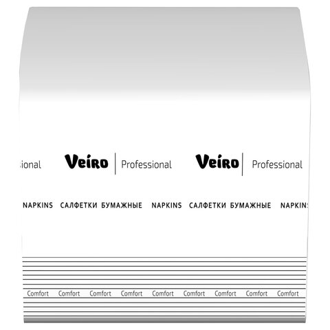 Салфетки VEIRO Professional (Система N4), Comfort, КОМПЛЕКТ 15 шт. х 220 шт., 2-слойные, белые, 21х16,2, V, NV211