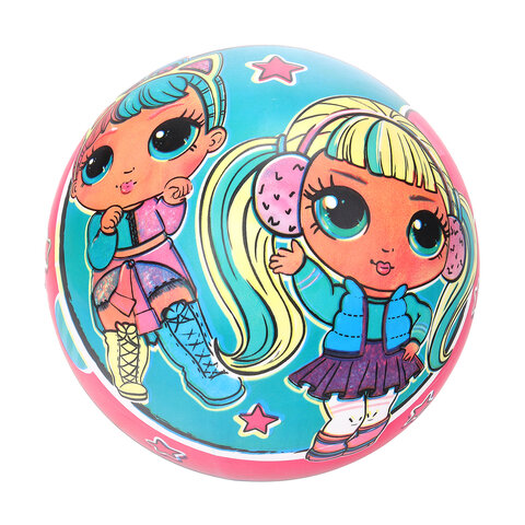 Мяч надувной полноцветный, лицензия, ПВХ, 23 см, АССОРТИ 10 видов, 665639