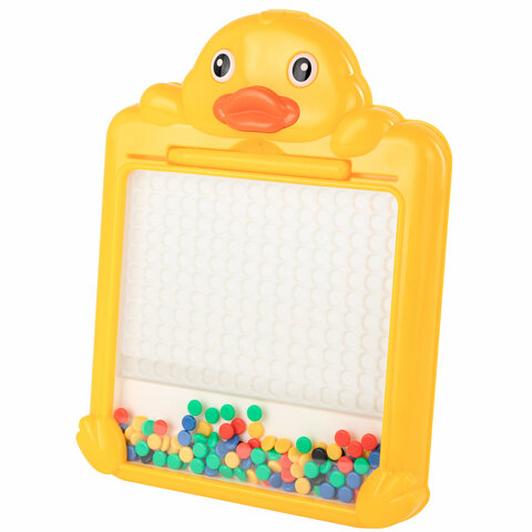 Мозаика магнитная развивающая для детей "Утенок", стилус, 101 магнит, 10 карточек, BAMBOX (БАМБОКС), 665888