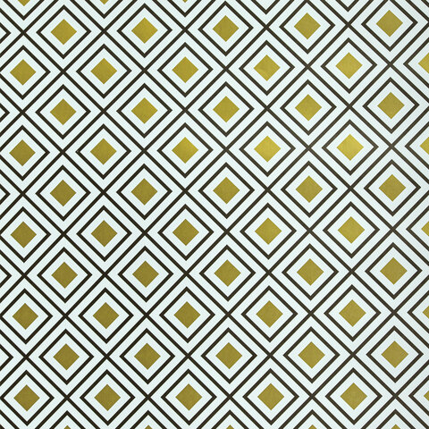 Бумага упаковочная подарочная мелованная "Golden pattern", 70x100 см, 10 дизайнов ассорти, ЗОЛОТАЯ СКАЗКА, 591912