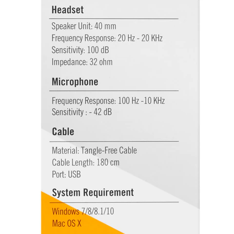 Наушники с микрофоном (гарнитура) A4TECH HU-9, проводные, 1.8 м, USB, черные, 1530266