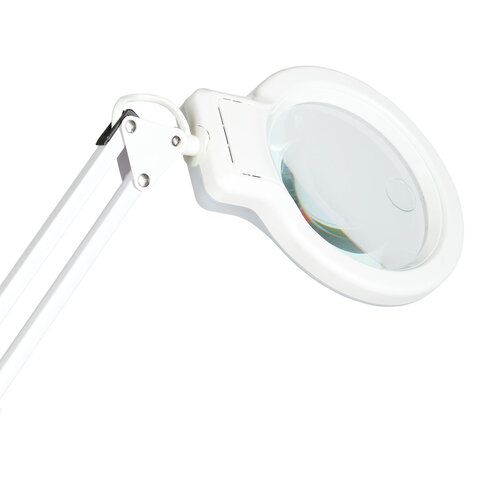 Светильник напольный Леда С20-043, ЛУПА (4,5/9 раз, стекло), торшер, светодиоды 8 Вт, высота 170 см