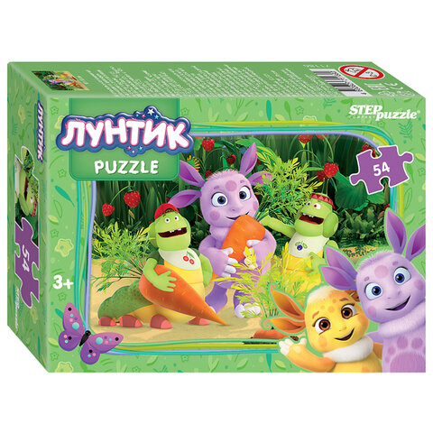 Пазл картонный 54 элемента, ЛИЦЕНЗИОННЫЕ СЮЖЕТЫ, АССОРТИ, 9х6,5,х2,5 см