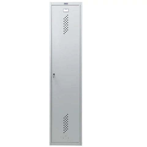 Шкаф металлический для одежды ПРАКТИК "ML/LS-11-40D", 2 отделения, 1830х400х500 мм, 23 кг, разборный, S23099403902